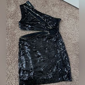 Sequin mini dress-M
